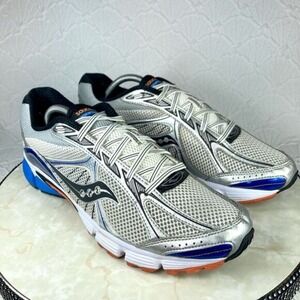 Saucony Ignition 4 Sneakers Mens 10.5 Gray Grid Running Workout Athletic Shoes